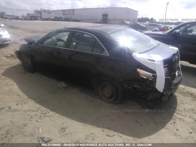 4T1BE46KX8U764965 - 2008 TOYOTA CAMRY CE/LE/XLE/SE BLACK photo 3