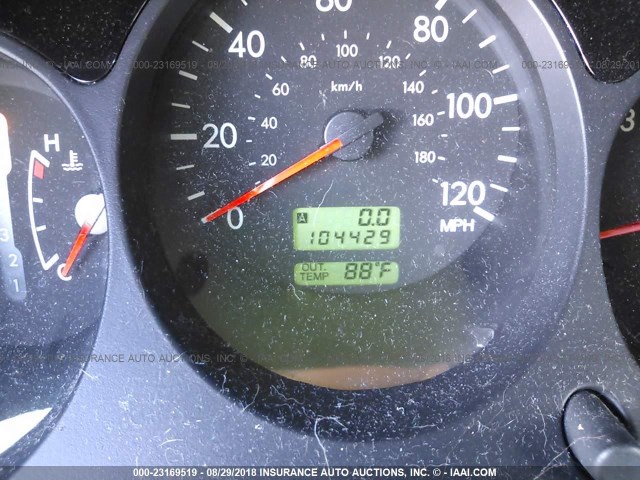 JF1SG65643H744295 - 2003 SUBARU FORESTER 2.5XS წითელი ფოტო 7