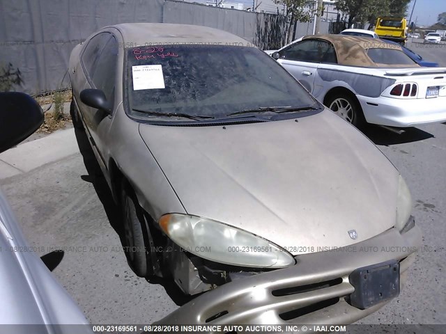 2B3HD46R8YH274446 - 2000 DODGE INTREPID GOLD photo 1