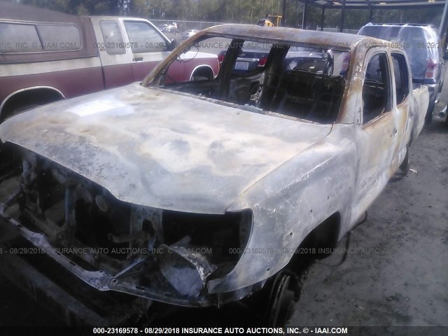 5TELU42N67Z339194 - 2007 TOYOTA TACOMA DOUBLE CAB ნაცრისფერი ფოტო 6