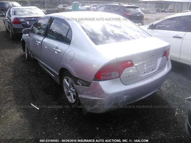 1HGFA16928L093862 - 2008 HONDA CIVIC EXL 银色 照片 3