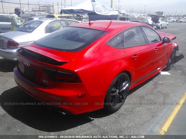 WAUW3AFC6JN042375 - 2018 AUDI A7 COMPETITION PRESTIGE RED photo 4