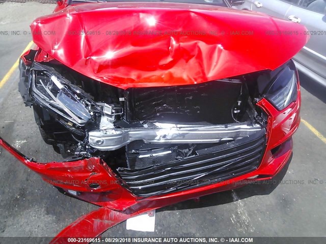 WAUW3AFC6JN042375 - 2018 AUDI A7 COMPETITION PRESTIGE RED photo 6