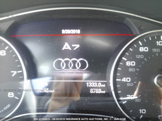 WAUW3AFC6JN042375 - 2018 AUDI A7 COMPETITION PRESTIGE RED photo 7