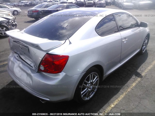 JTKDE177460065317 - 2006 TOYOTA SCION TC 银色 照片 4