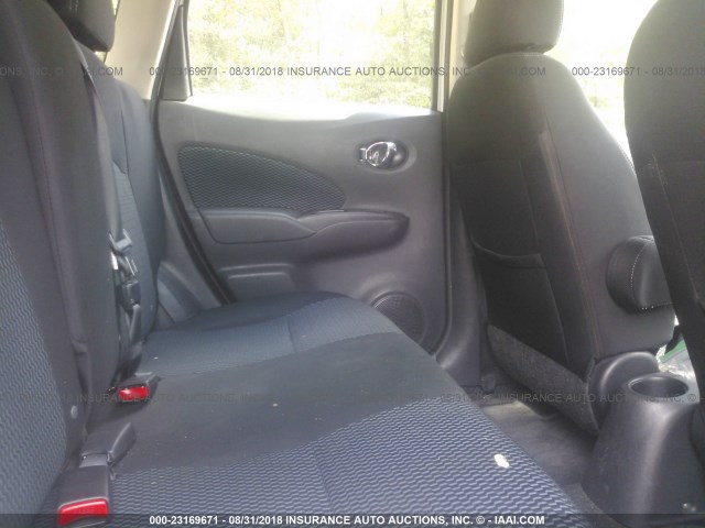 3N1CE2CP3EL427124 - 2014 NISSAN VERSA NOTE S/S PLUS/SV/SL WHITE photo 8