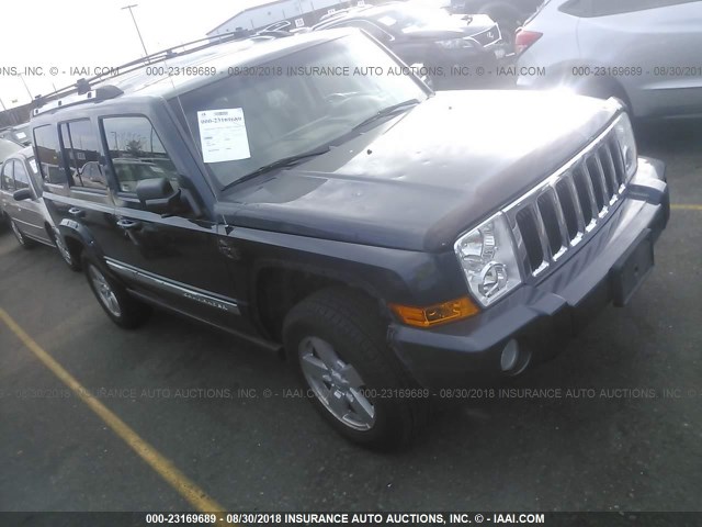 1J8HG58276C364286 - 2006 JEEP COMMANDER LIMITED GRAY photo 1