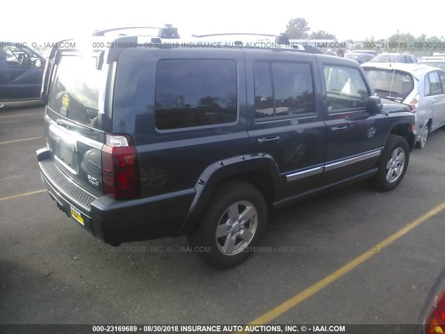 1J8HG58276C364286 - 2006 JEEP COMMANDER LIMITED GRAY photo 4