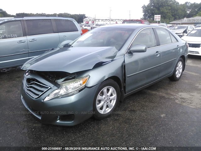 4T4BF3EK6AR070987 - 2010 TOYOTA CAMRY SE/LE/XLE 青绿色 照片 2