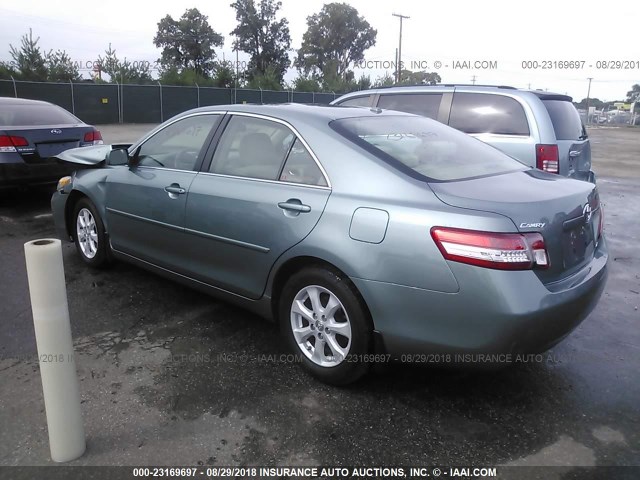 4T4BF3EK6AR070987 - 2010 TOYOTA CAMRY SE/LE/XLE 青绿色 照片 3