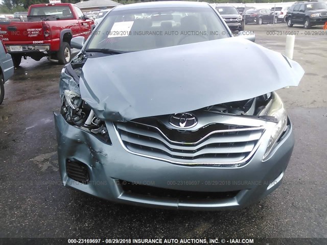 4T4BF3EK6AR070987 - 2010 TOYOTA CAMRY SE/LE/XLE 青绿色 照片 6