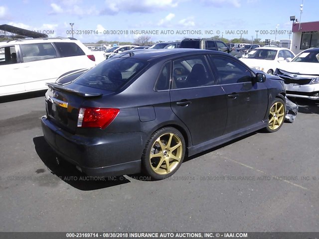 JF1GE7G65AG512788 - 2010 SUBARU IMPREZA WRX LIMITED GRAY photo 4