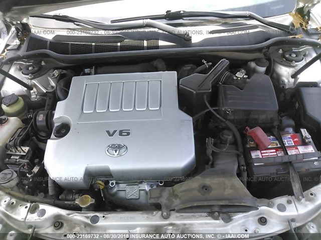 4T1BK46K79U092034 - 2009 TOYOTA CAMRY SE/LE/XLE 银色 照片 10