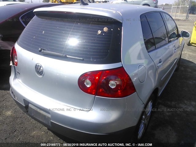 WVWHV71K67W114833 - 2007 VOLKSWAGEN NEW GTI SILVER photo 4