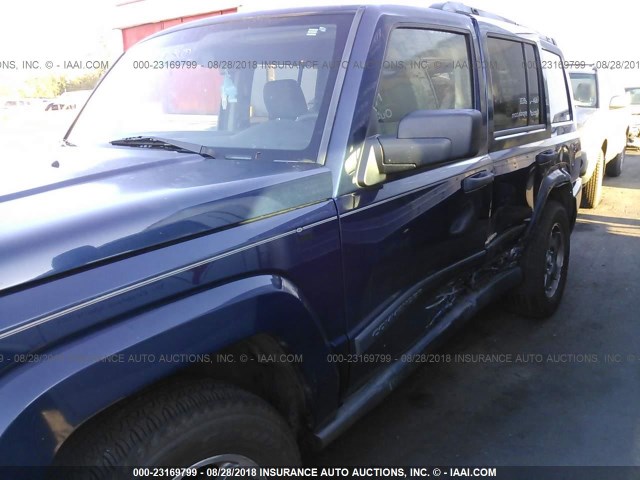 1J8HH48K06C126254 - 2006 JEEP COMMANDER მუქი ლურჯი ფოტო 6