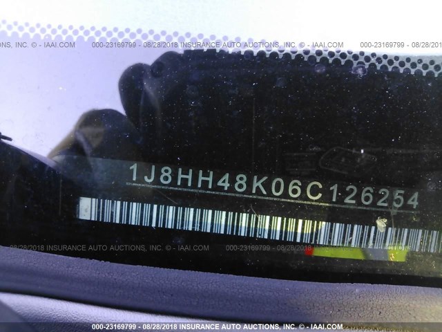 1J8HH48K06C126254 - 2006 JEEP COMMANDER მუქი ლურჯი ფოტო 9