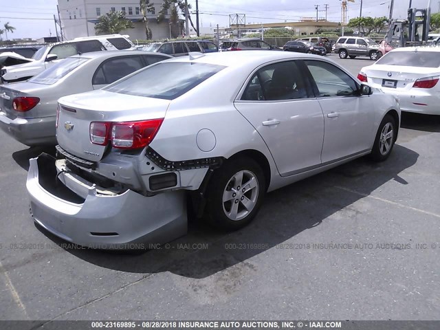 1G11C5SA9GF155032 - 2016 CHEVROLET MALIBU LIMITED LT SILVER photo 4