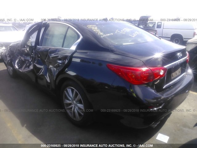 JN1BV7AP8FM357526 - 2015 INFINITI Q50 PREMIUM/SPORT BLACK photo 3