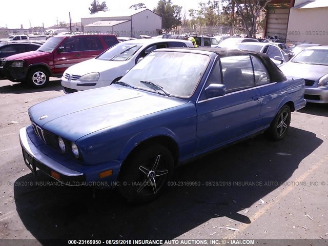 WBABB2307J8859242 - 1988 BMW 325 I AUTOMATIC BLUE photo 2