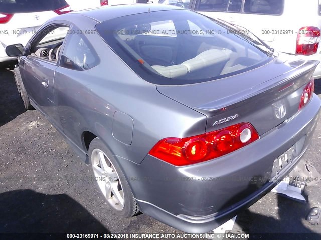 JH4DC53086S011440 - 2006 ACURA RSX TYPE-S GRAY photo 3