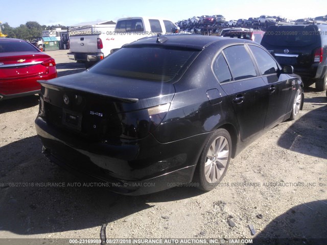 WBANB33594B108200 - 2004 BMW 545 I BLACK photo 4