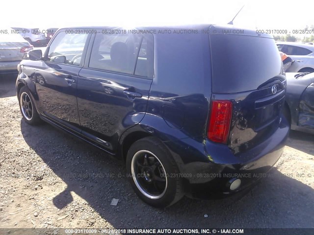 JTLKE50E981023421 - 2008 TOYOTA SCION XB Blau Foto 3