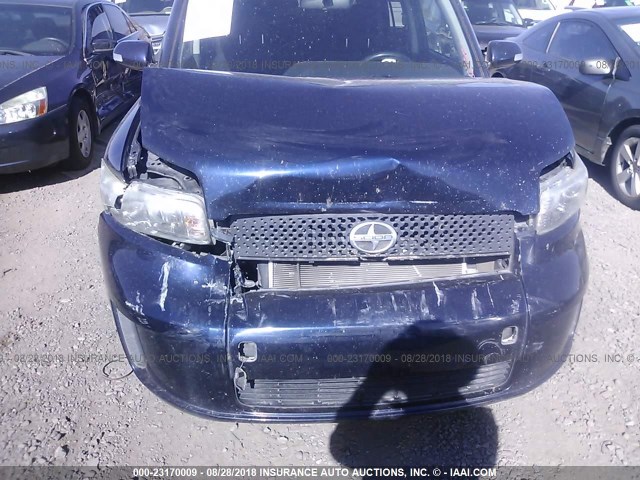 JTLKE50E981023421 - 2008 TOYOTA SCION XB Blau Foto 6