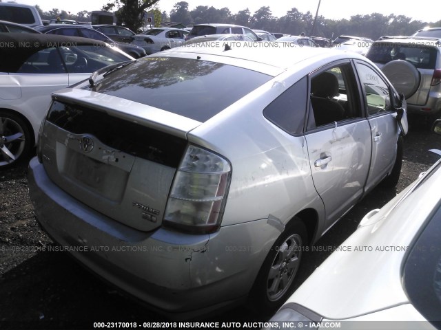 JTDKB20U467542932 - 2006 TOYOTA PRIUS GRAY photo 4