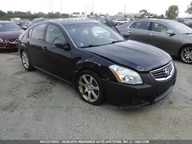 1N4BA41E97C861148 - 2007 NISSAN MAXIMA SE/SL BLACK photo 1