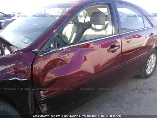 4T1BF30K45U109681 - 2005 TOYOTA CAMRY LE/XLE/SE Qırmızı foto 6