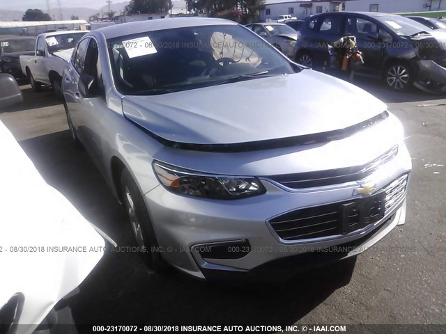 1G1ZB5ST6JF159733 - 2018 CHEVROLET MALIBU LS Gümüş foto 1