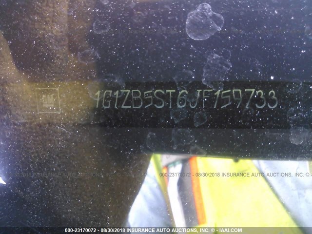 1G1ZB5ST6JF159733 - 2018 CHEVROLET MALIBU LS Gümüş foto 9