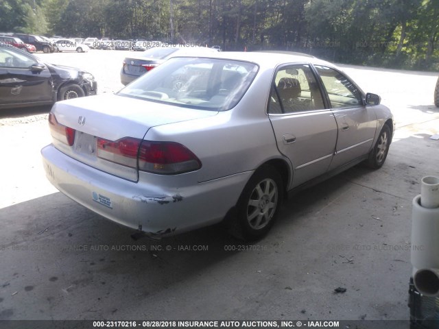 JHMCG668X2C019132 - 2002 HONDA ACCORD EX/SE SILVER photo 4