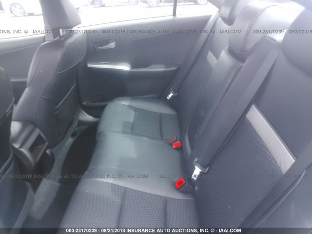 4T1BF1FKXCU143424 - 2012 TOYOTA CAMRY SE/LE/XLE BLACK photo 8