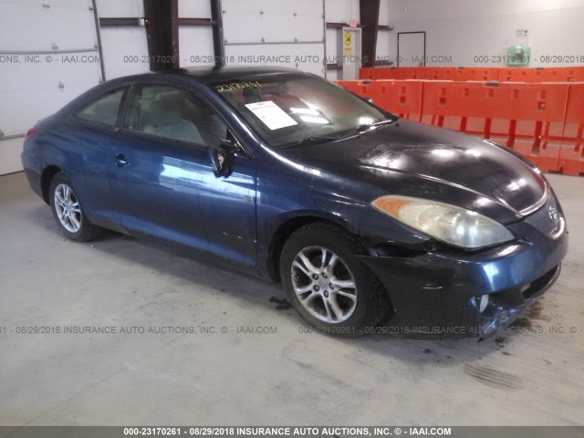 4T1CE38P15U520432 - 2005 TOYOTA CAMRY SOLARA SE/SLE მუქი ლურჯი ფოტო 1