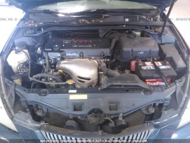 4T1CE38P15U520432 - 2005 TOYOTA CAMRY SOLARA SE/SLE მუქი ლურჯი ფოტო 10