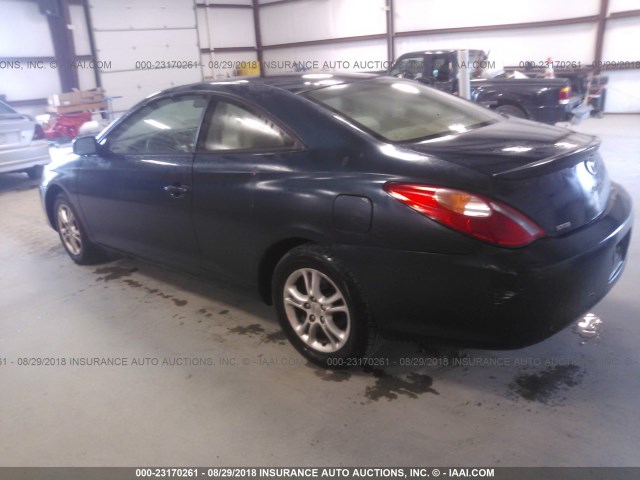 4T1CE38P15U520432 - 2005 TOYOTA CAMRY SOLARA SE/SLE მუქი ლურჯი ფოტო 3