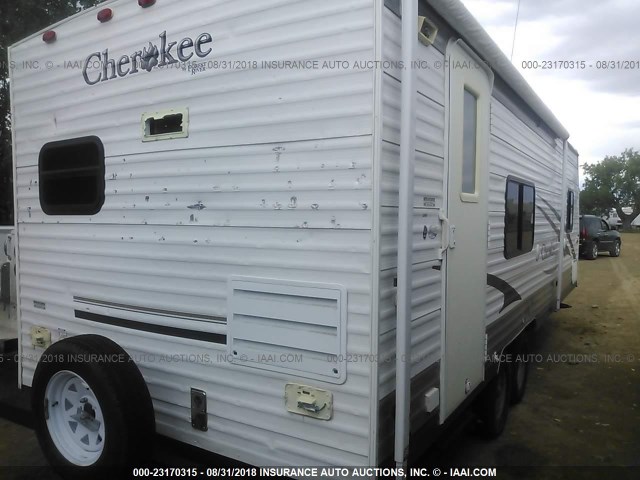 4X4TCKB277P006288 - 2007 FOREST RIVER CHEROKEE LITE  WHITE photo 4