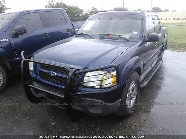 1FMZU67K45UA07809 - 2005 FORD EXPLORER SPORT TR  Dark Blue photo 2