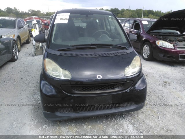 WMEEJ31X89K214947 - 2009 SMART FORTWO PURE/PASSION BLACK photo 6