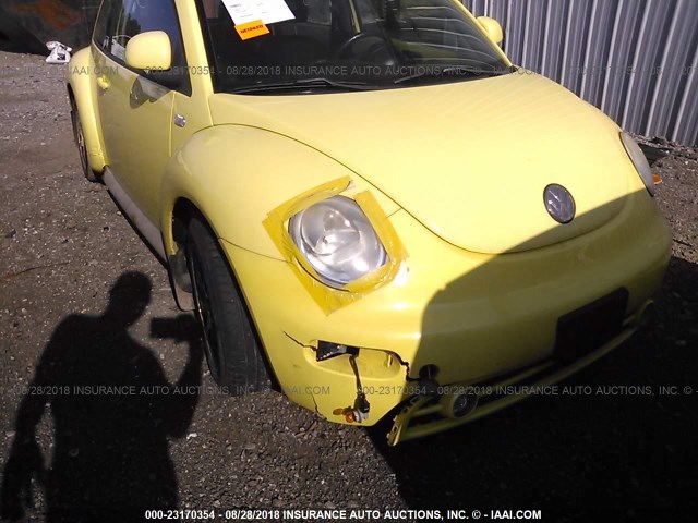 3VWDD21C7XM468628 - 1999 VOLKSWAGEN NEW BEETLE GLX ყვითელი ფოტო 6