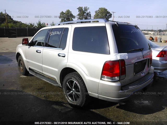 5LMEU88H64ZJ54015 - 2004 LINCOLN AVIATOR 银色 照片 3