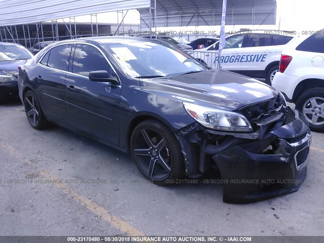 1G11B5SLXFF114069 - 2015 CHEVROLET MALIBU LS ნაცრისფერი ფოტო 1