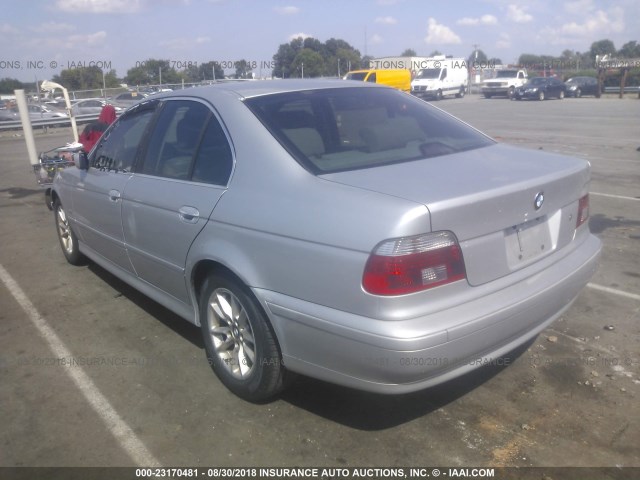 WBADT43443G024423 - 2003 BMW 525 I AUTOMATIC SILVER photo 3