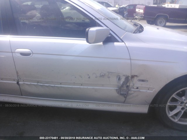WBADT43443G024423 - 2003 BMW 525 I AUTOMATIC SILVER photo 6