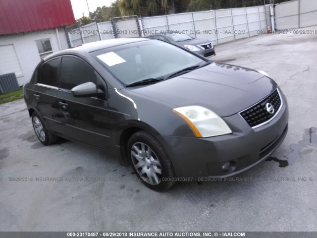 3N1AB61E38L660370 - 2008 NISSAN SENTRA 2.0/2.0S/2.0SL GRAY photo 1