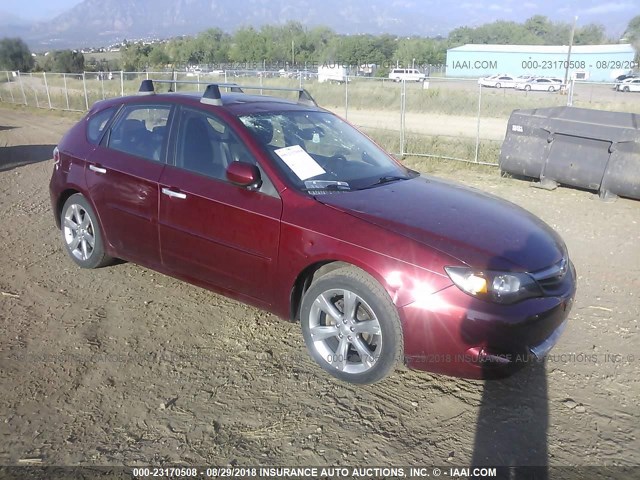 JF1GH6D69BH815557 - 2011 SUBARU IMPREZA OUTBACK SPORT RED photo 1