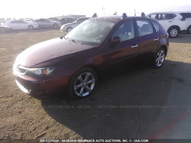 JF1GH6D69BH815557 - 2011 SUBARU IMPREZA OUTBACK SPORT RED photo 2