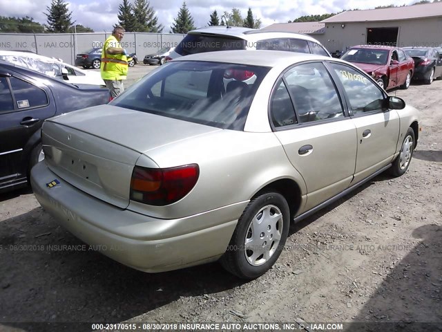 1G8ZH52892Z123918 - 2002 SATURN SL1 GOLD photo 4