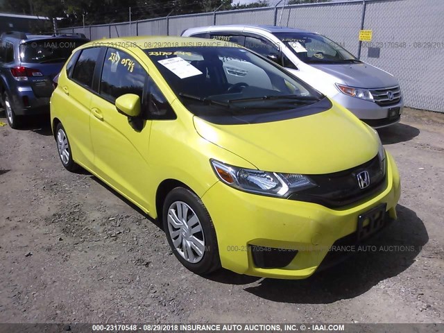 JHMGK5H59GX028854 - 2016 HONDA FIT LX YELLOW photo 1